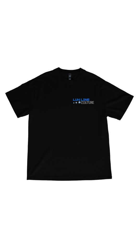 LLC NINETY-NINE REFLECTIVE BLACK TEE